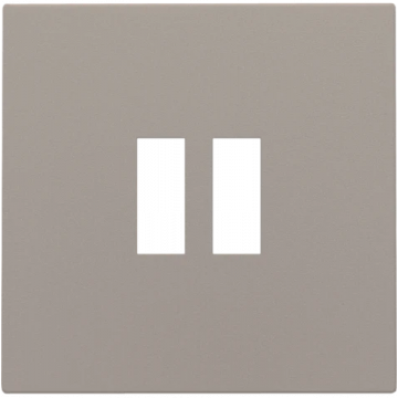 Niko centraalplaat voor dubbele USB-A-lader - Intense Bronze (123-68001)