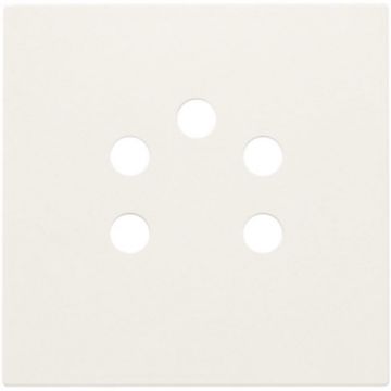 Niko centraalplaat voor 5-polige telefooncontactdoos - Original White (101-69001)