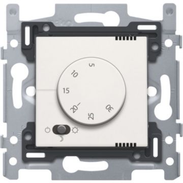 Niko elektronische thermostaat compleet (sokkel+knop+centraalplaat) - Original White (101-88000)