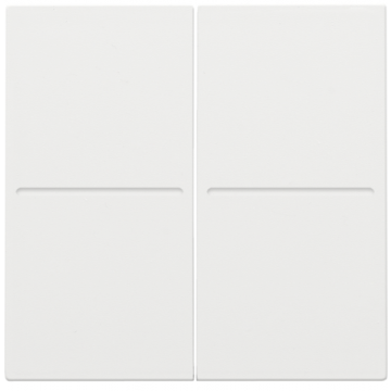 Niko afwerkingsset voor draadloze dimschakelaar kinetic (zowel EnOcean/Bluetooth/KNX) - Pure Steel White (154-00060)