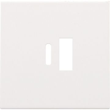 Niko centraalplaat voor USB A en C-lader - Pure Steel White (154-68002)