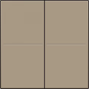 Niko afwerkingsset voor draadloze dimschakelaar kinetic (zowel EnOcean/Bluetooth/KNX) - Intense Bronze (123-00060)