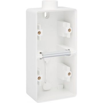 Niko Hydro - Verticale opbouwdoos 2-voudig met 1x M20 ingang IP55 (701-84201)