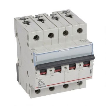 Legrand automaat TX³ 4-polig 32A C-curve (403139)