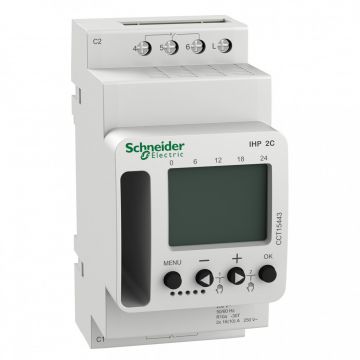 Schneider Electric tijdschakelaar programmeerbaar IHP 2 kanalen (CCT15443)