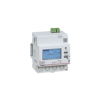 Legrand energieteller driefasig modulair EMDX³ MID direct aansluiting 63A met pul - 4 modules (412092)