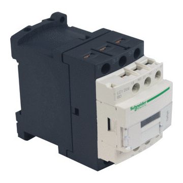 Schneider Electric contactor 9A AC3 3-polig 1NO+ 1NC 24VDC TeSys D (LC1D09BD)