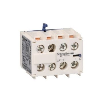 Schneider Electric hulpcontactblok 2NO + 2NC voor mini contactoren (LA1KN22)