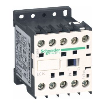 Schneider Electric contactor 9A AC3 3-polig 1NO 24VAC 50/60HZ TeSys K (LC1K0910B7)