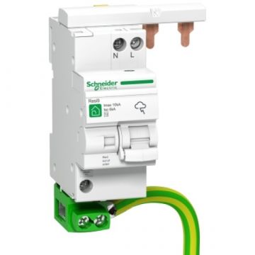 Schneider Electric overspanningsbeveiliging Quick PF 1-polig+nul met afleidvermogen=10kA (R9L16610)