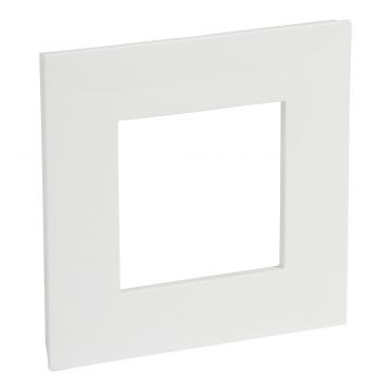 Legrand afdekraam 1-voudig 83x83mm - Valena Next Wit Opaal (741101)