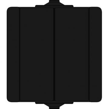 Kopp serieschakelaar 10A IP44 - ProAQA zwart (540505003)