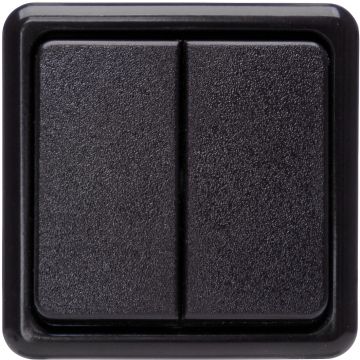 Kopp serieschakelaar 10A - Standard zwart (513505005)