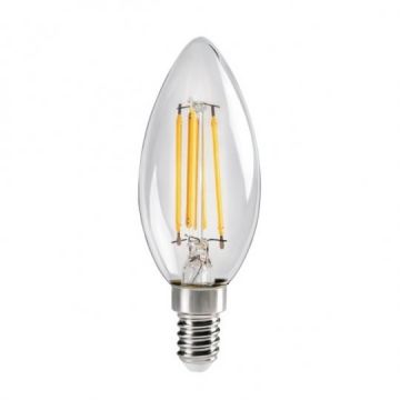 Kanlux LED filament kaarslamp E14 warmwit 3000K 4,5W (29618)