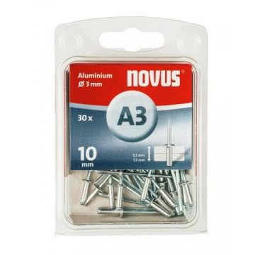 Novus rivet blinkklinknagel A3 X 10 Alu SB, 30 pcs. (045-0022)