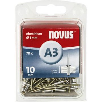 Novus rivet blinkklinknagel A3 X 10 Alu SB, 70 pcs. (045-0030)