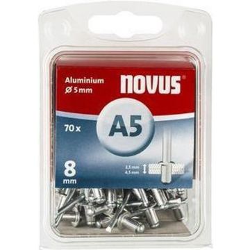 Novus rivet blinkklinknagel A5 X 8 Alu SB 70 pcs. (045-0047)