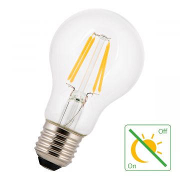 Bailey LEDlamp filament helder peer E27 warmwit 2700K 4W 400lm dag/nacht sensor (141864)