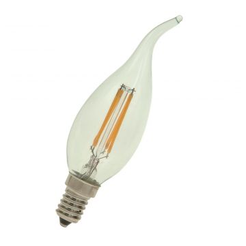 Bailey LED lamp filament helder kaars E14 2W 180lm warm wit 2700K (80100035106)