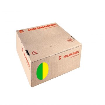 Helukabel VOBs draad 25mm2 (H07V2-K) 90°C groen/geel - per rol 100 meter (309025002)