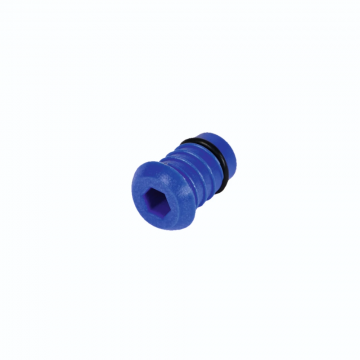Henco afpersplug blauw voor buis 16mm (TESTPLUG16)