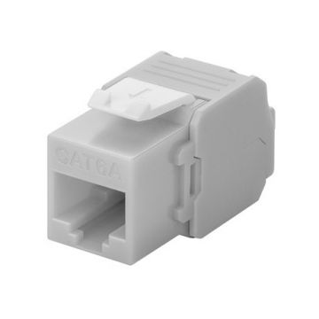 CAT6a UTP Keystone Connector - Toolless - Grijs (DS-KC-UTP6A-TL-2)