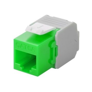 CAT6a UTP Keystone Connector - Toolless - Groen (DS-KC-UTP6A-TL-3)