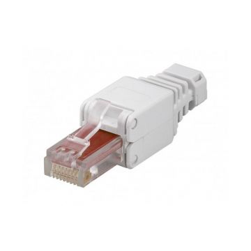 RJ45 connector CAT5e unshielded - geschikt voor soepele en stugge kern - toolless (DC-RJ45-UTP5-TL)