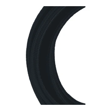 Bailey textielsnoer 3 meter 2x0.75 mm2 - zwart (139672)