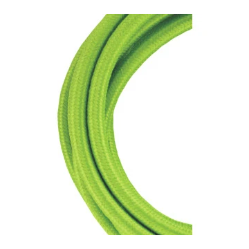 Bailey textielsnoer 3 meter 2x0.75 mm2 - groen (139679)