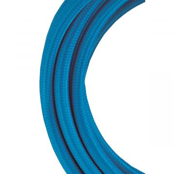 Bailey textielsnoer 3 meter 2x0,75 mm2 - blauw (139681)