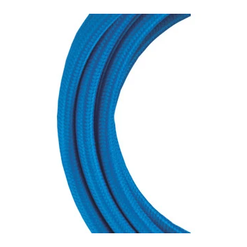 Bailey textielsnoer 3 meter 2x0.75 mm2 - blauw (139681)
