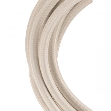 Bailey textielsnoer 3 meter 2x0,75 mm2 - beige (139683)