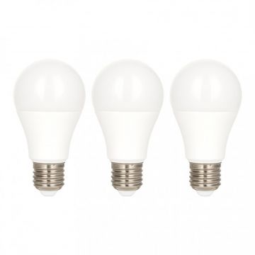 Bailey LED lamp peer A60 E27 warm wit 2700K 8,5W 806lm - 3 stuks (145217)
