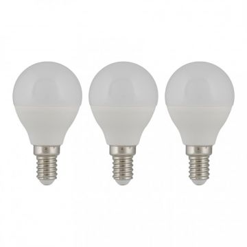 Bailey LED lamp bol G45 E14 warm wit 2700K 5,5W 470lm - 3 stuks (145219)