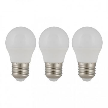 Bailey LED lamp bol E27 3W 250lm warm wit 2700K - 3 stuks (144616)