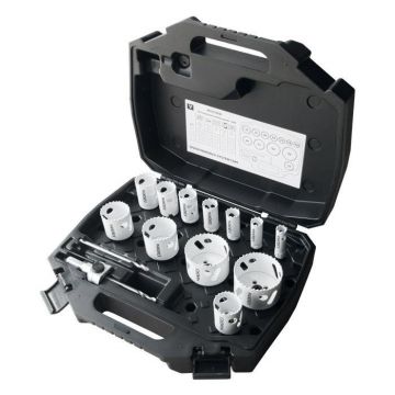 Mandrex elektricienset Bi-metaal SpeedXcut M42 MHSD1003A, 19mm-76mm zesk.11, 15-delig (MHSD1003A)