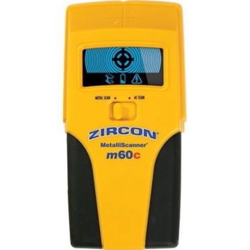 Zircon MetalliScanner m60c metaaldetector met stroomzoeker met een geavanceerd ColorTrip Display (69894)