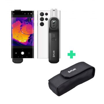 FLIR ACTIE One Edge Pro draadloze infrarood camera voor IOS en Android - 160x120 met GRATIS draagtas(11002-0201-SET-MET-HOES)