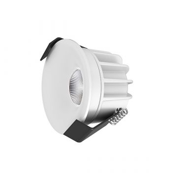 INTERLight inbouwspot dimbaar rond wit 4W 235lm 3000K incl. driver Ø50mm - zaagmaat Ø44mm IP44 (IL-DCM4K3W)