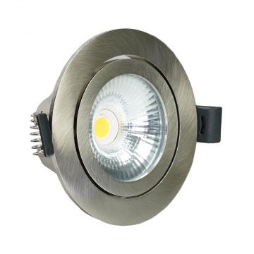 LED Republic waterdichte inbouwspot rond aluminium 5W 450lm 2000K-3000K DTW incl. driver IP65 zaagmaat Ø75mm - diameter 85mm