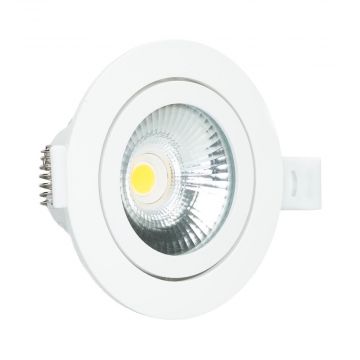 LED Republic waterdichte inbouwspot rond wit 5W 450lm 2700K zaagmaat Ø75mm - diameter 85mm