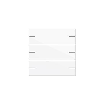 Gira bedieningswip 3-voudig voor tastsensor 4 - Systeem 55 zuiver wit glanzend (575303)