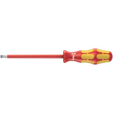 Wera geïsoleerde schroevendraaier Kraftform SL 1.0x5.5 223/125mm Sleuf VDE (05006120001)
