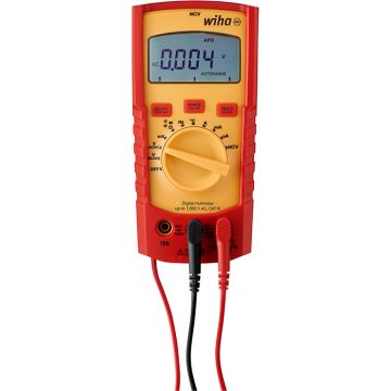 Wiha digitale multimeter True RMS tot 1.000 V AC CAT IV (45215)