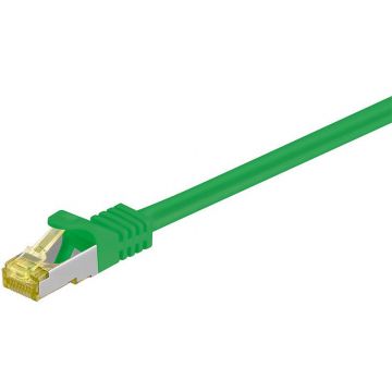 Danicom CAT 7 S/FTP netwerkkabel 0,5 meter groen