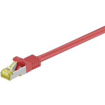Danicom CAT 7 S/FTP netwerkkabel 0,5 meter rood