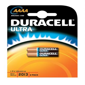 Duracell Ultra Power foto batterijen AAAA 1,5V - verpakking 2 stuks (D041660)
