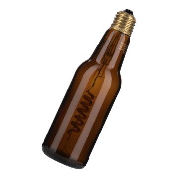 Bailey LED lamp filament spiraled bruin bier fles E27 6.5W 130lm 1700K dimbaar (145467)
