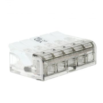 EMhub steekklem met hendel 5-voudig per 25 stuks